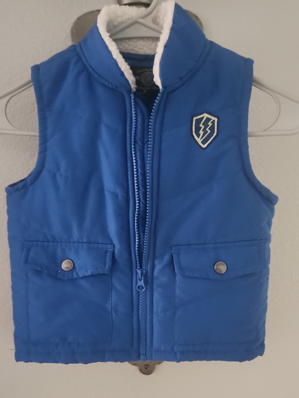 Kids Blue Puffer Vest - Cozy Outdoor Layer